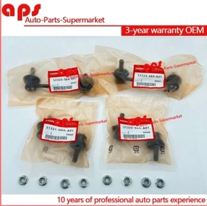 OEM 4Pcs Front & Rear Sway Bar Stabilizer End Link Set For 03-07 Accord 04-06 TL - Picture 1 of 9