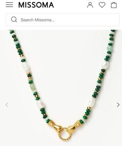 Missoma HARRIS REED IN GOOD HANDS BEADED GEMSTONE NECKLACE