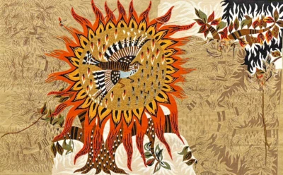 TAPISSERIE VINTAGE M.RAY boite CANEVAS et LAINE D'AUBUSSON Robert Four , A FINIR - Photo 1/4