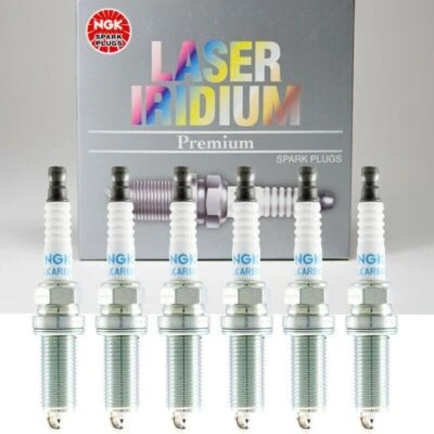 OEM NGK Laser Iridium Spark Plugs Kit 6PCS for 2016-20 Infiniti Q50 Q60 3.0L V6 - Image 1 of 4