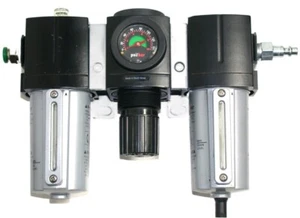ARO Air Regulator Filter Lubricator Assembly 85 cfm 250 psi Max 5 micron 3/8 NPT - Picture 1 of 2