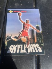 Michael Jordan Skylight Collectors Card, Mint Condition