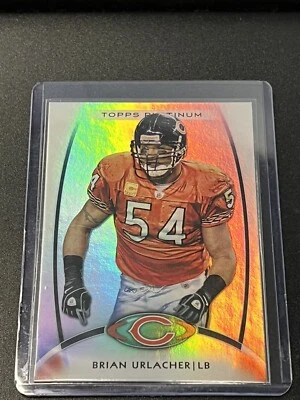 2012 Chicago Bears Brian Urlacher Topps Platinum Card #31 LB Bears #54 - Image 1 of 2