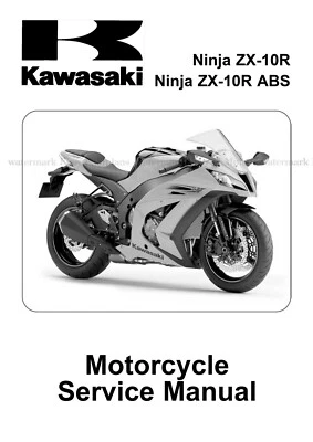Manual de servicio taller reparación Kawasaki Ninja ZX-10R ABS 2011 99924-1443-01 Foto 1 de 4
