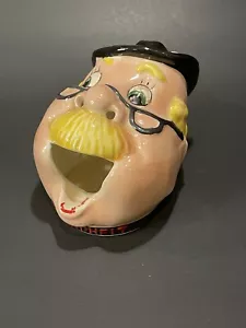 Vintage Shafford Ashtray Matches German Man Big Mouth Gesundheit Sneezing Japan - Picture 1 of 6