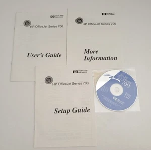 HP OfficeJet 700 Serie Benutzerhandbuch Setup Guide CD mehr Windows 95 und 98 NT - Bild 1 von 8
