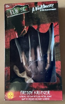 Rubie's Freddy Krueger Nightmare On Elm Street Supreme Ed Replica Metal Glove - Image 1 of 4