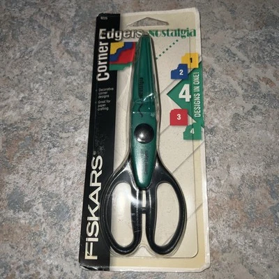 Vintage Fiskars Corner Edgers Nostalgia 4 Designs in One New in Package Crafts - Image 1 of 3