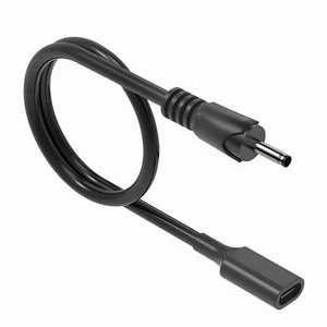 USB C to DC 3.5x1.35mm Adapter Cable 1ft, 5V Female to DC Barrel Jack Charging - Picture 1 of 8