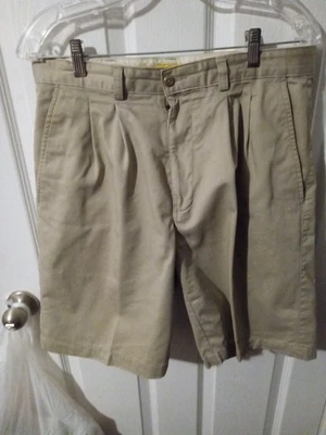 Pantalones Cortos Chinos Cabeza de Pato Para Hombre Talla 33 Kacki 9" Pierna Foto 1 de 4