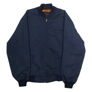 CINTAS Mens Workwear Jacket Blue Twill L - Picture 1 of 6