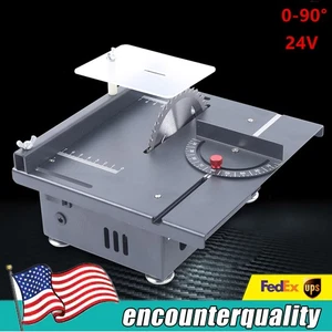 Mini Table Saw Electric Tool Desktop Household Multifunctional Cutting Machine - Picture 1 of 17