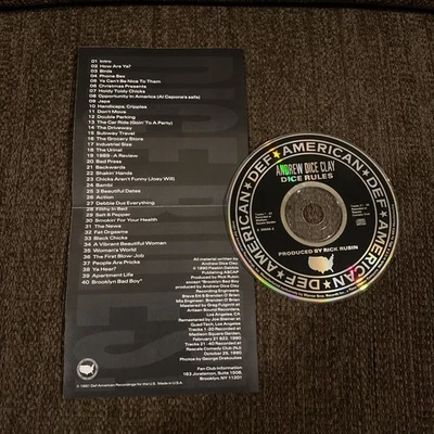 Dice Rules by Andrew Dice Clay: Live at Madison Square Garden (CD, 1991) Foto 1 de 4