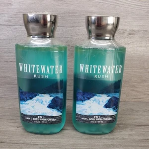2x Gel de ducha 2 en 1 lavado corporal Bath & Body Works para hombre WHITEWATER RUSH SELLADO - Imagen 1 de 3