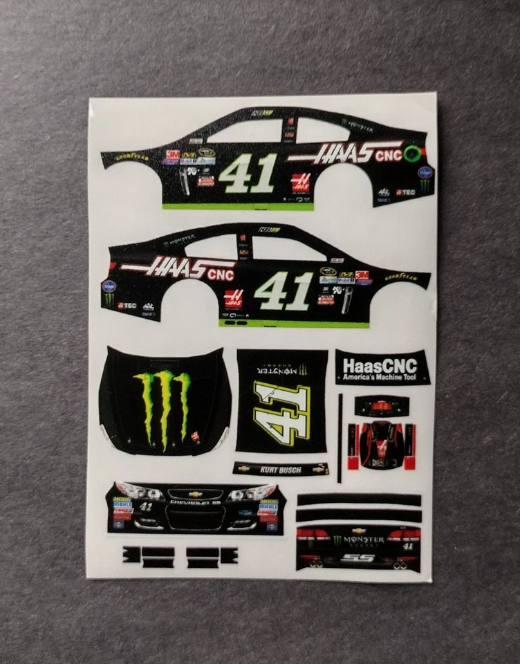Calcomanías personalizadas Kurt Busch #41 2016 1/64 pelar y pegar Foto 1 de 1