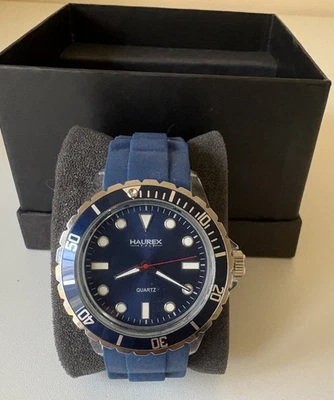 Banda Silicona Azul Haurex Italia Hombre Ref# Sport.03 -Excelente  Foto 1 de 4