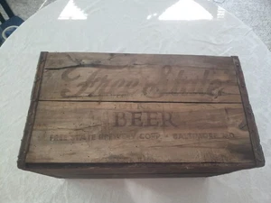 Vintage Post Prohibition Free State Brewing Baltimore MD Holz Bierkiste - Bild 1 von 10