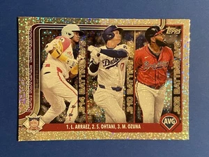 SHOHEI OHTANI/OZUNA (HOLOFOIL CONFETTI ARGENTO) 2025 TOPPS CELEBRATION #347 - Foto 1 di 2