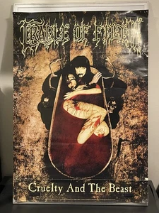 Cradle Of Filth Cruelty And The Beast 1998 Original Poster Made In England 24x34 - Picture 1 of 2