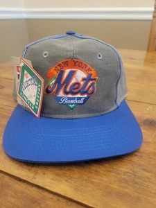 NWT 90s Vintage The Game New York Mets The Classic Baseball MLB Snapback Hat - Picture 1 of 8