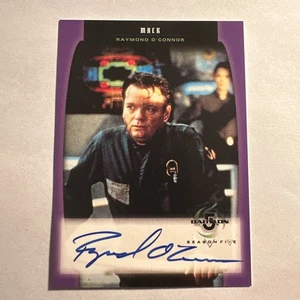 1998 Skybox Babylon 5 Season 5 Auto Raymond O'Connor as Mack #A04 -LIVE - Imagen 1 de 6