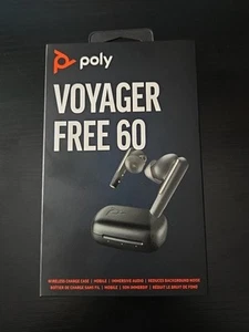 Poly Plantronics Voyager Free 60 True Bluetooth Wireless Earbuds - Picture 1 of 6