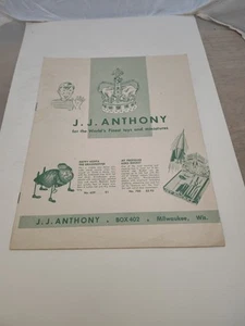 Vintage 1940s J.J. Anthony Gifts & Toys Catalog Finest toys and Miniatures Rare! - Picture 1 of 6