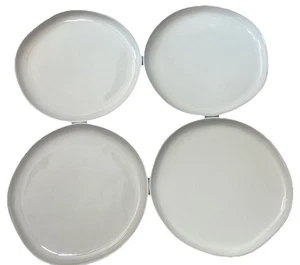 Set 4 Stoneware 10.75” Dinner Plate Cream - Hearth & Hand with Magnolia  - Picture 1 of 11