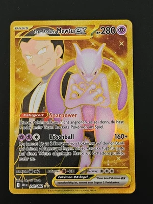 Pokémon TCG Deutsch Team Rockets Mewtu ex DRI 240 | Near Mint - Bild 1 von 2