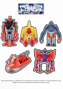 Power Lords #1 (6) ¡Hoja de pegatinas troqueladas de vinilo personalizadas! - Imagen 1 de 1
