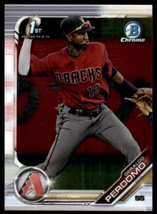 BOWMAN CHROME 2019 GERALDO PERDOMO BCP-191 COME NUOVO 1° RC ARIZONA DIAMONDBACKS - Foto 1 di 2
