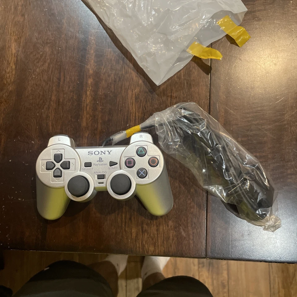 Brand New PlayStation DualShock 2 Controller Wired Silver - Image 1 of 1