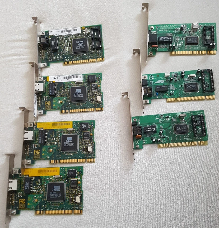 1x PCI-Ethernet-Adapter 3Com 3C905 / Realtek RTL8139 10/100MBit - Bild 1 von 1