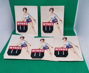 5 VINTAGE ORIGINAL 1964 "WYNN'S REIBUNGSSCHUTZÖL" HOT RAT ROD WASSERAUFKLEBER - Bild 1 von 9