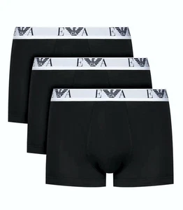 3er Pack Herren Shorts Boxershorts Baumwolle Stretch Emporio Armani Logoband EA - Bild 1 von 1