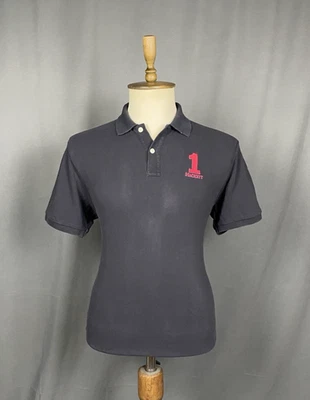 Camiseta polo negra Hackett Big logo para hombre talla XL - Imagen 1 de 4