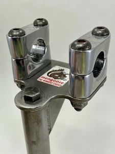 Vintage Mongoose Double Clamp Gold Stem Team Supergoose Old School BMX Quill OG - Picture 1 of 20