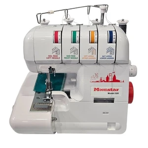 Moonstar 320 Household 3-4 Thread Overlock Sewing Machine - Picture 1 of 6