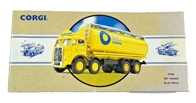 Corgi Classics 97930 ERF 8-Wheel Tanker Blue Circle Cement Truck Tanker - Boxed - Image 1 of 2