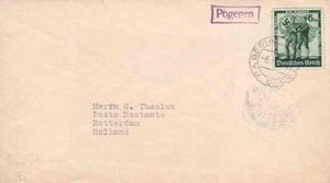 DEUTSCHE BESETZUNG LITAUEN BRIEF - Pagegiai Stempel 1939 - Bild 1 von 2