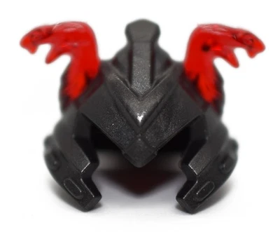 LEGO Minifigura Casco con Serpientes Ninjago Krux Slackjaw Vermillion Guerrero Alimañas Foto 1 de 2