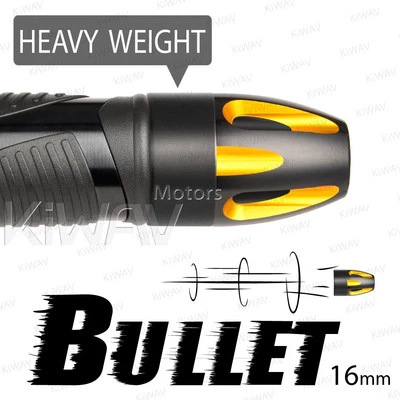 Пулевой тяжелый стержень конец пара черное золото M16 болт для Yamaha FZ1 FZ6 FZ10 XSR900 - Изображение 1 из 4