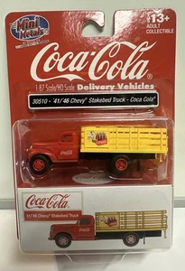 Mini Metals HO Scale Coca-Cola 41/46 Chevy Box Stakebed Truck #30510 - Picture 1 of 5