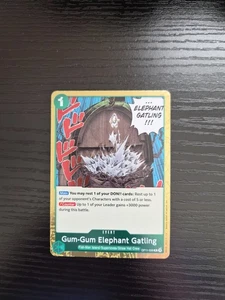 One Piece A Fist of Divine Speed - Gum-Gum Elephant Gatling - Foil - OP11-038 - Picture 1 of 2