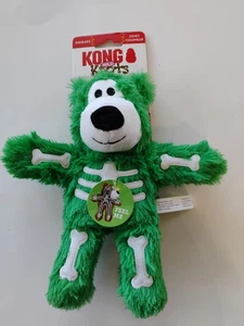 Neu mit Etikett Kong Wild Knots Bär 9 Zoll grün quietschend Plüsch Komfort Hundespielzeug - Bild 1 von 3