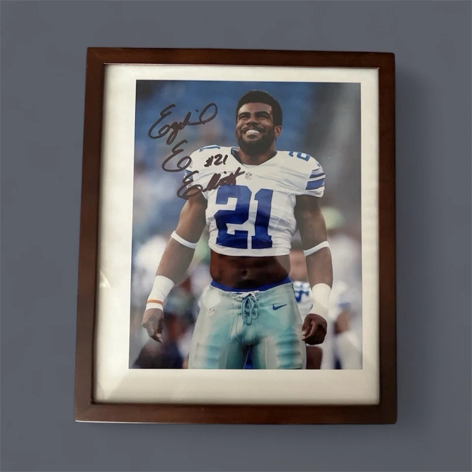 EZEKIEL ELLIOTT AUTOGRAFIADO 8X10 DALLAS COWBOYS CERTIFICADO DE AUTENTICIDAD JSA Foto 1 de 1