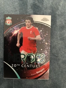 Topps Chrome Liverpool Eroi del XX secolo Kevin Keegan Avanti - Foto 1 di 2