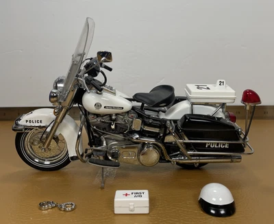 Harley-Davidson Electra Glide 1976 motocicleta policía Franklin como nueva escala 1:10 Foto 1 de 4