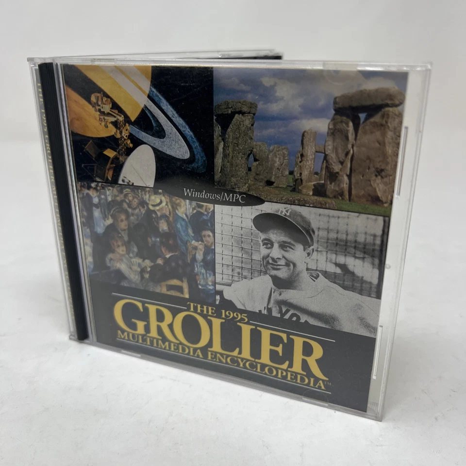 The 1995 Grolier Multimedia Encyclpedia CD-ROM IBM PC’s - Image 1 of 4
