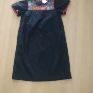 J. Crew Crewcuts Girl’s Size 14 Blue Embroided Dress Sleeves Lined Spring NEW - Picture 1 of 7